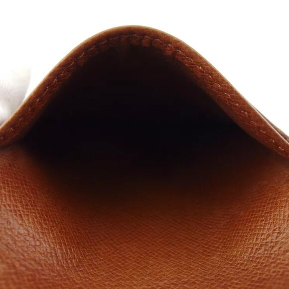 Louis Vuitton Two-folded wallet monogram beige monogram canvas used T19001 - Picture 4 of 10